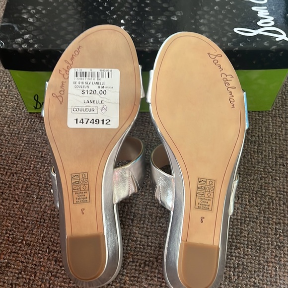Sam Edelman silver sandals - Picture 6 of 8